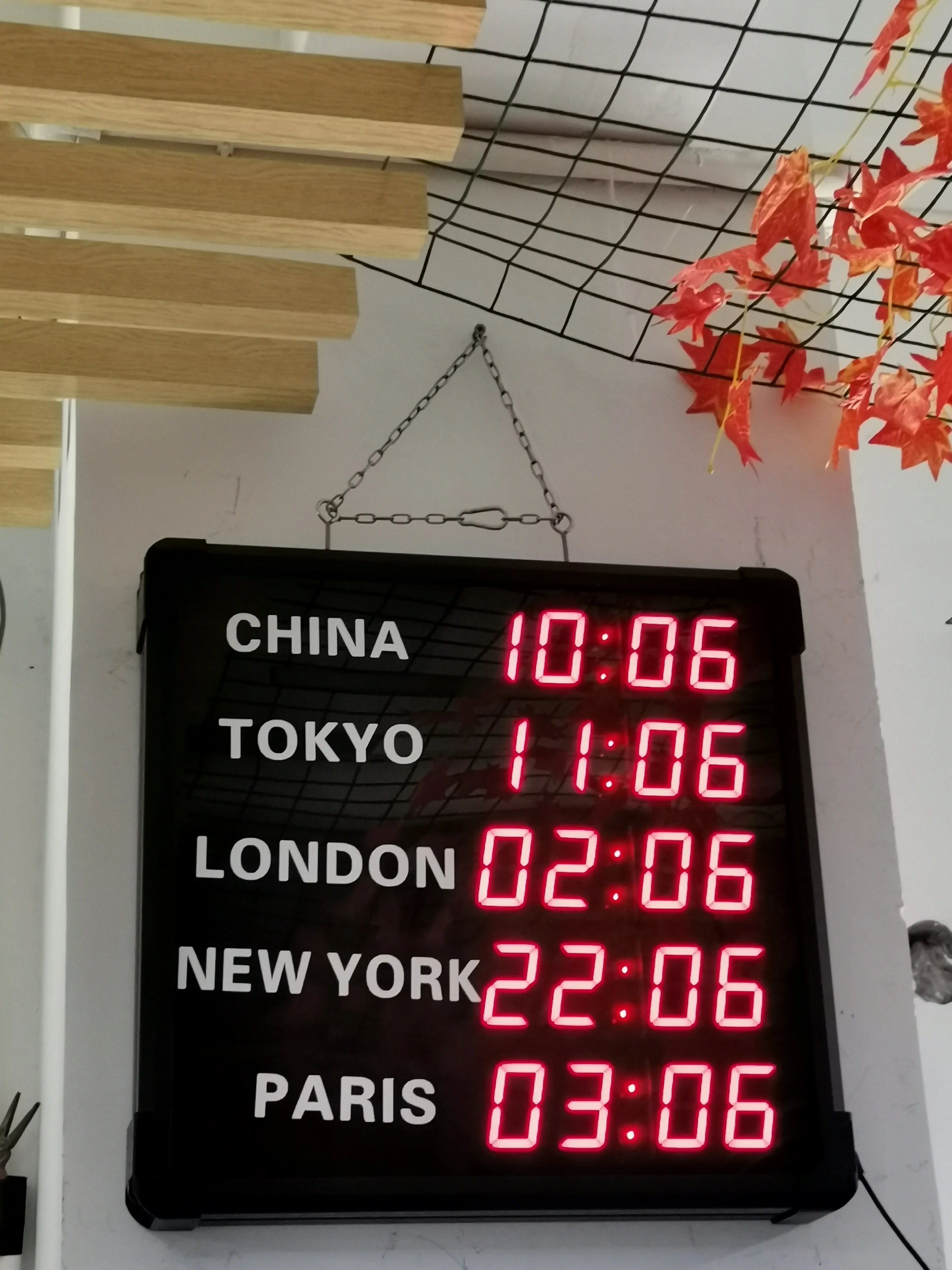 2020 usb wifi gps world time zone светодиодные часы со светодиодным дисплеем