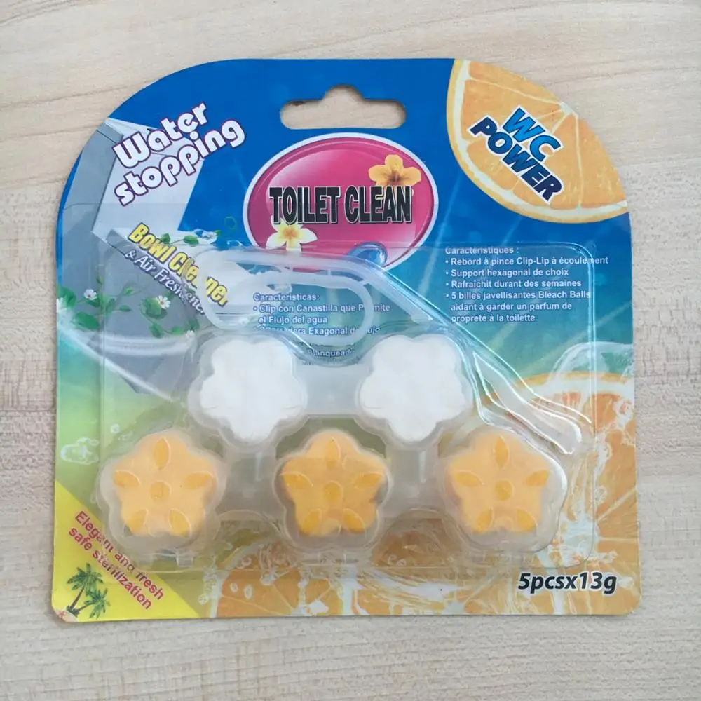 Factory supplier durable usage scented auto toilet bowl air freshener