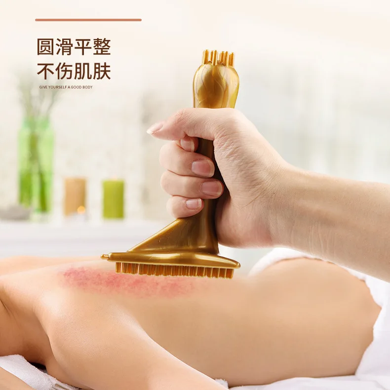 Strong magnetic meridian triangle brush tendon massager leg slimming massager triangle active muscle brush