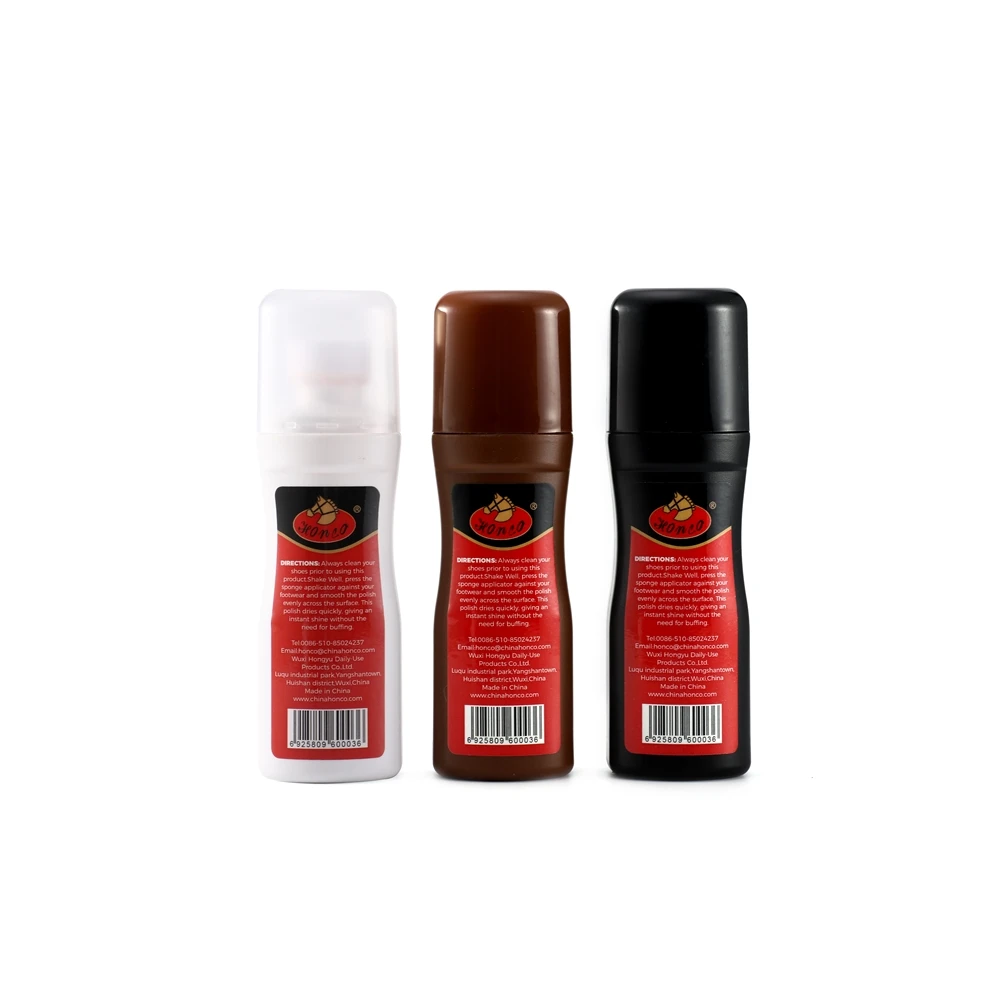Professional Liquid Bottles Bulk Shoe Polish for wholesales