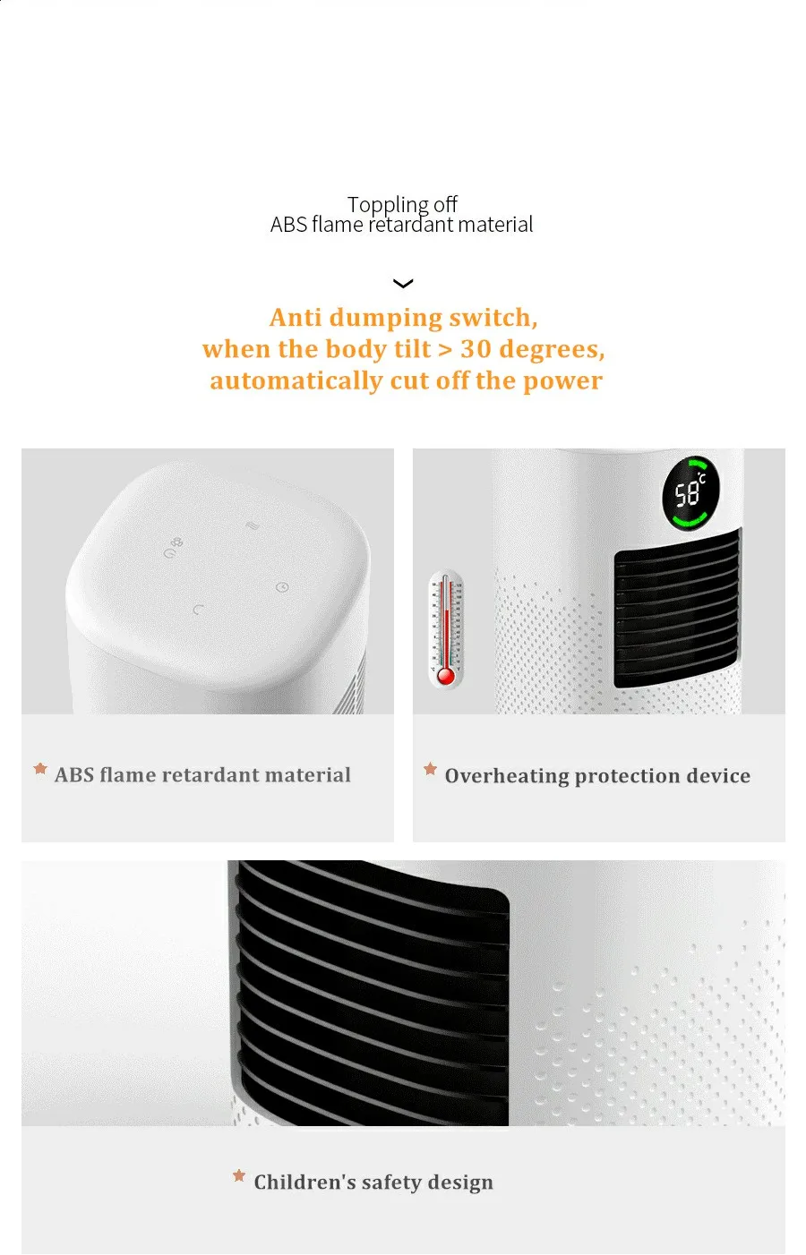 Hebron Electric Family Outdoor Heater Table Heat Lamp Quartz Tube Heater Heating Lamp Infrared Heat Unit for Home Heater