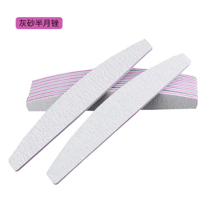 Free Sample Professional Supply Manicure Salon Tools 80/100/180 Sandpaper Nail File Custom Nail File