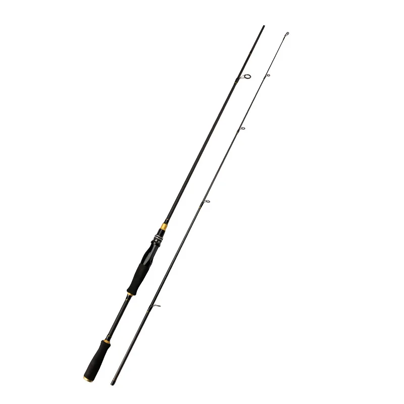 Factory price 2 Sections 2.4m Action Best Value Carbon Spinning Fishing Rod