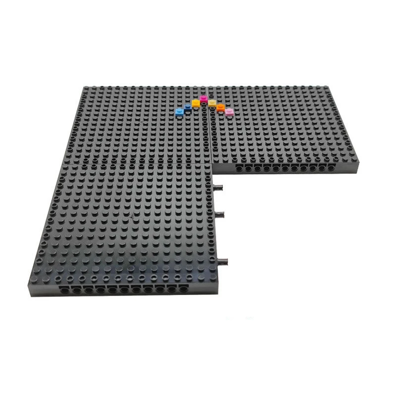 65803 Толстая Нижняя пластина основная 16x16 кирпичи детали совместимые с пикселями строительные блоки базовая игрушки