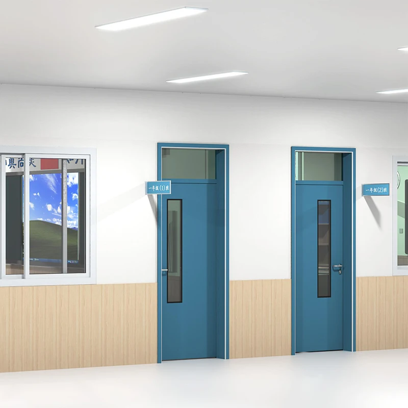 Interior Aluminum Office entry security Door Design For laboratory Tooling Door