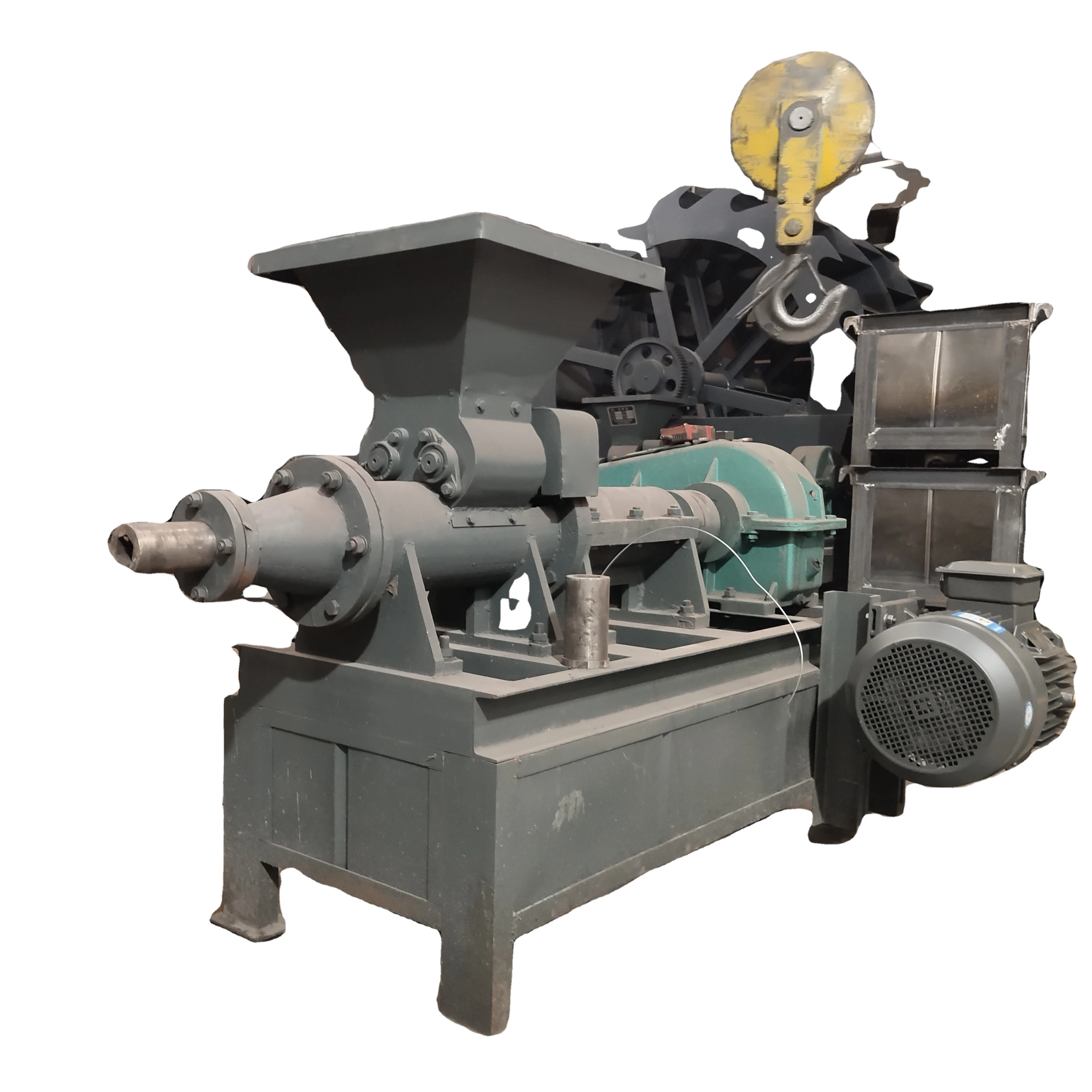 Low-consumption Rod machine coal briquetting extruder/production line of charcoal machine/Charcoal briquette making equipment