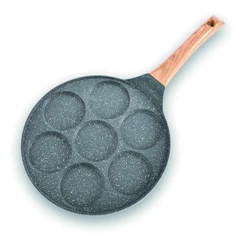 7 aluminum frying cake pan cups  baking pans with animals break life with induction bottom smile face  pan for egg pancake