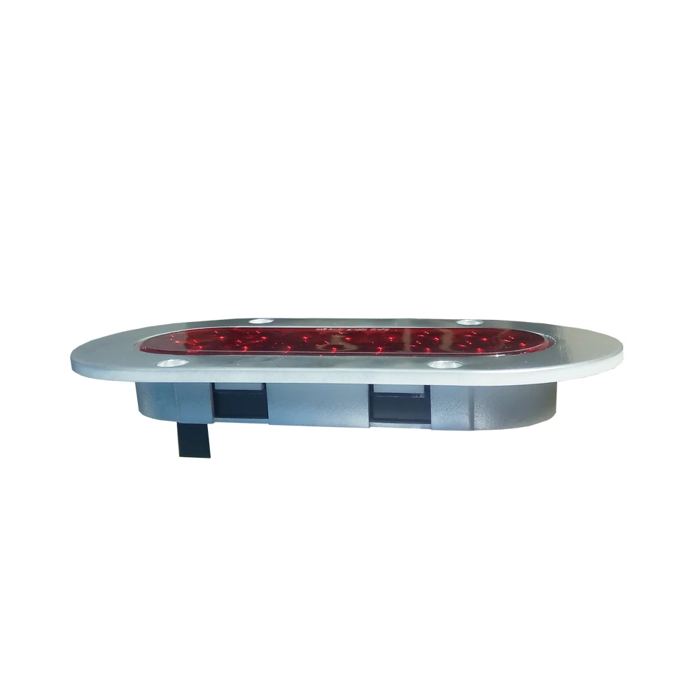 
Car accessories 6inch LED oval tail lights with chromed and SAE DOT for truck lighting systems 