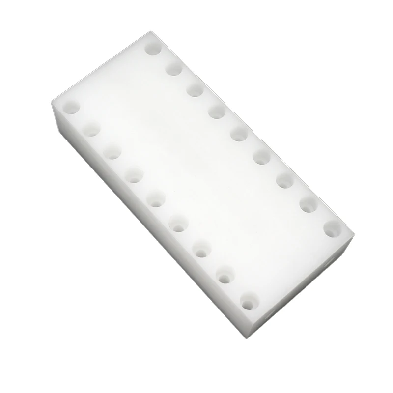 Professional Customized Cnc Turning Parts PTFE Support Block PTFE CNC Parts