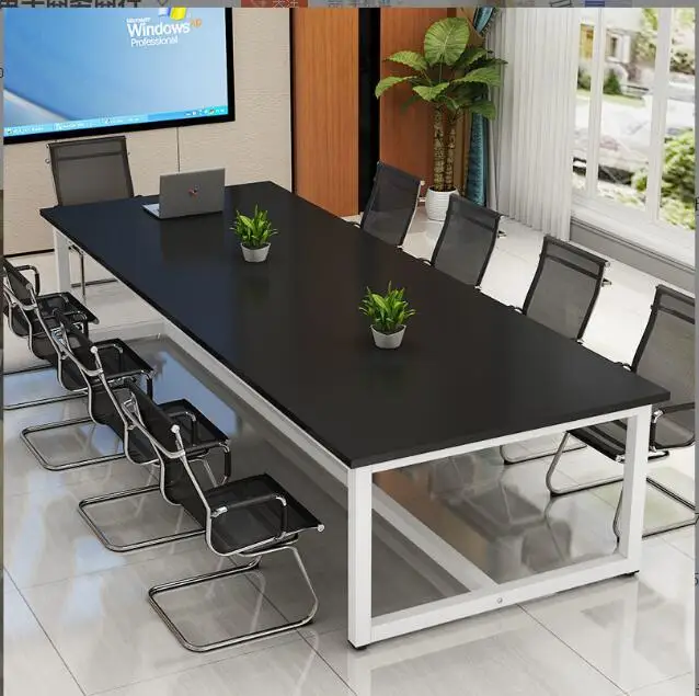 Современный офисный стол и стулья от 8 до 10 человек