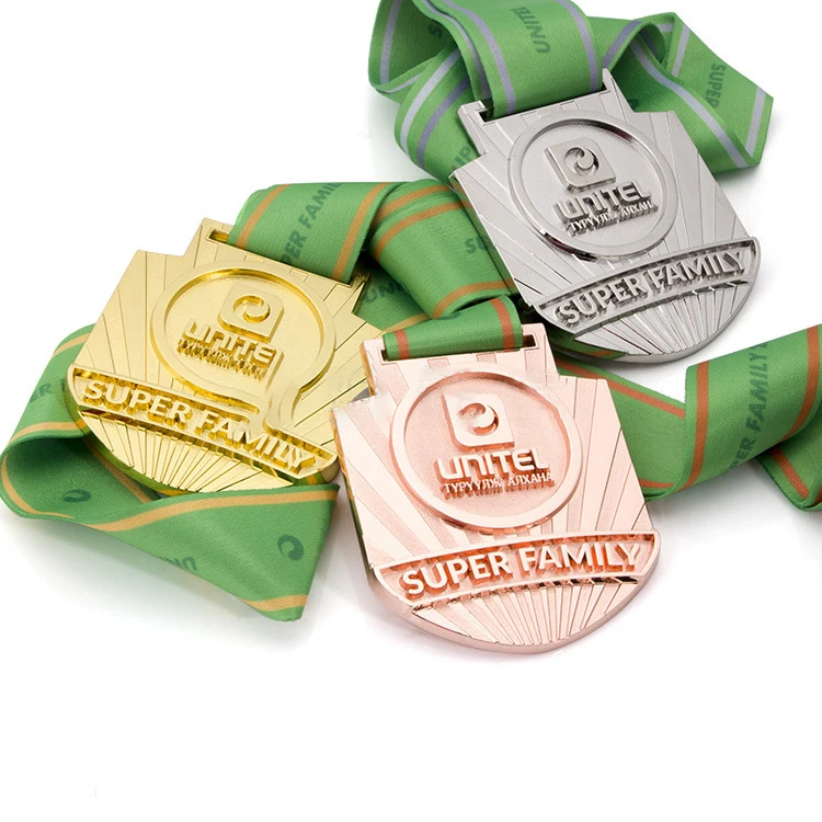 Медали Medallas из металлического цинкового сплава персонализированные спортивные медали 3D для