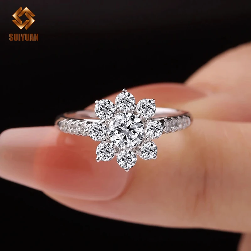4ct Lab Grown Diamond Engagement Ring Lab Grown Diamond and Garnet Ring Lab-grown Diamond Ring Platinum