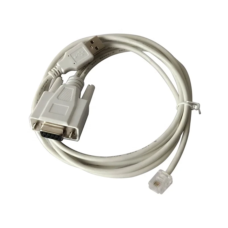  Телефонный кабель DB9 мама к C-rystal RJ11 6P4C USB 2 0 AM