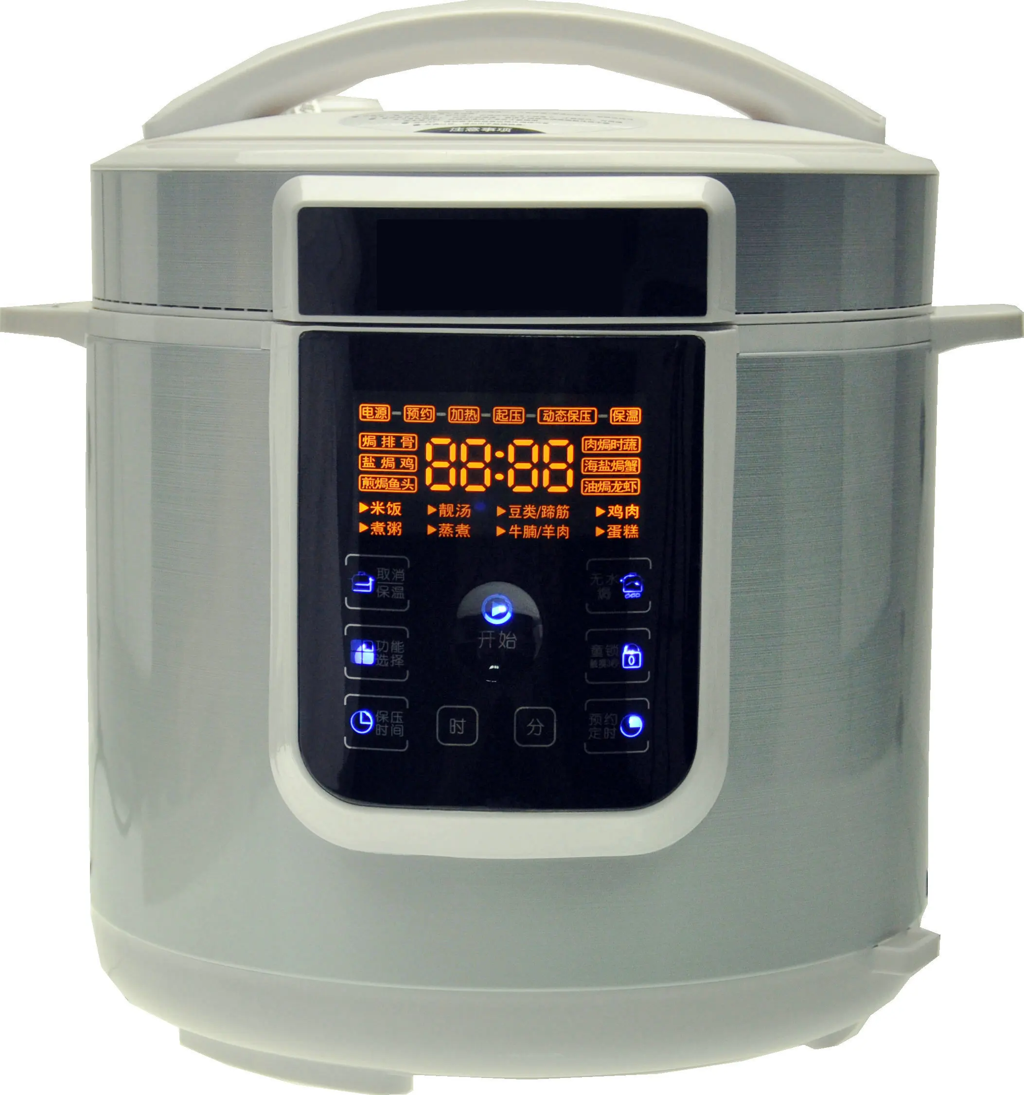 White Touch Panel 14in1 CE  CB  Electric Pressure Cooker