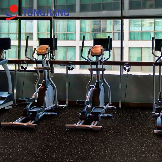 High density hot selling black +colorful epdm 6mm gym rubber flooring rolls