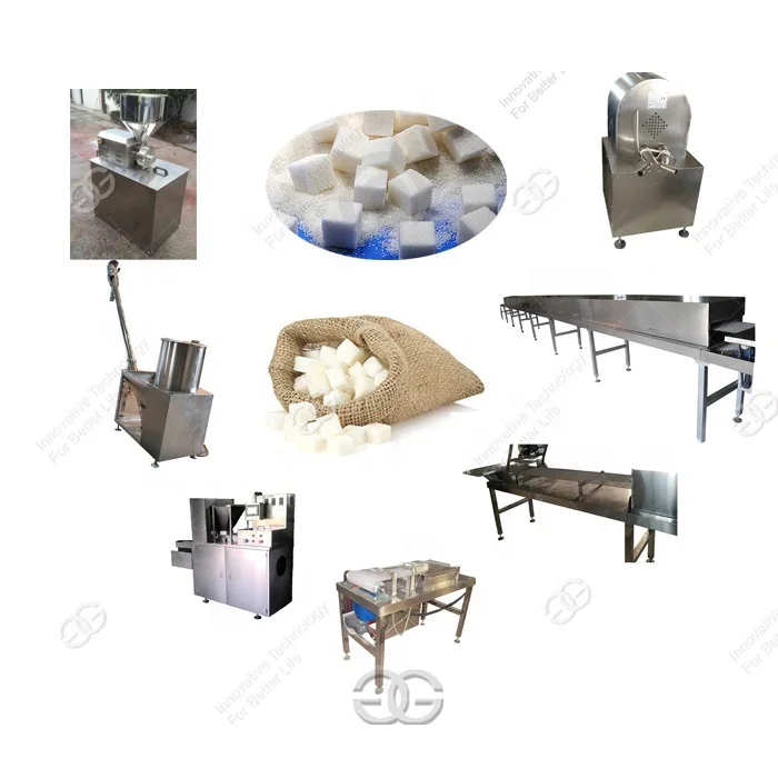 
Factory Supply Directly Small Hard Candy Maker Brown Sugar Cube Production Line Cube Sugar Machine 