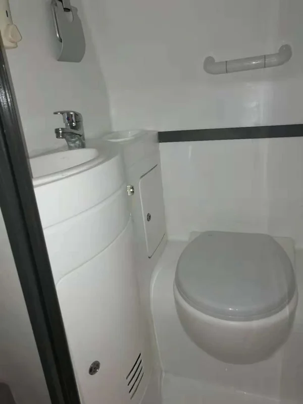 Bus Toilet which used for bus middle entry