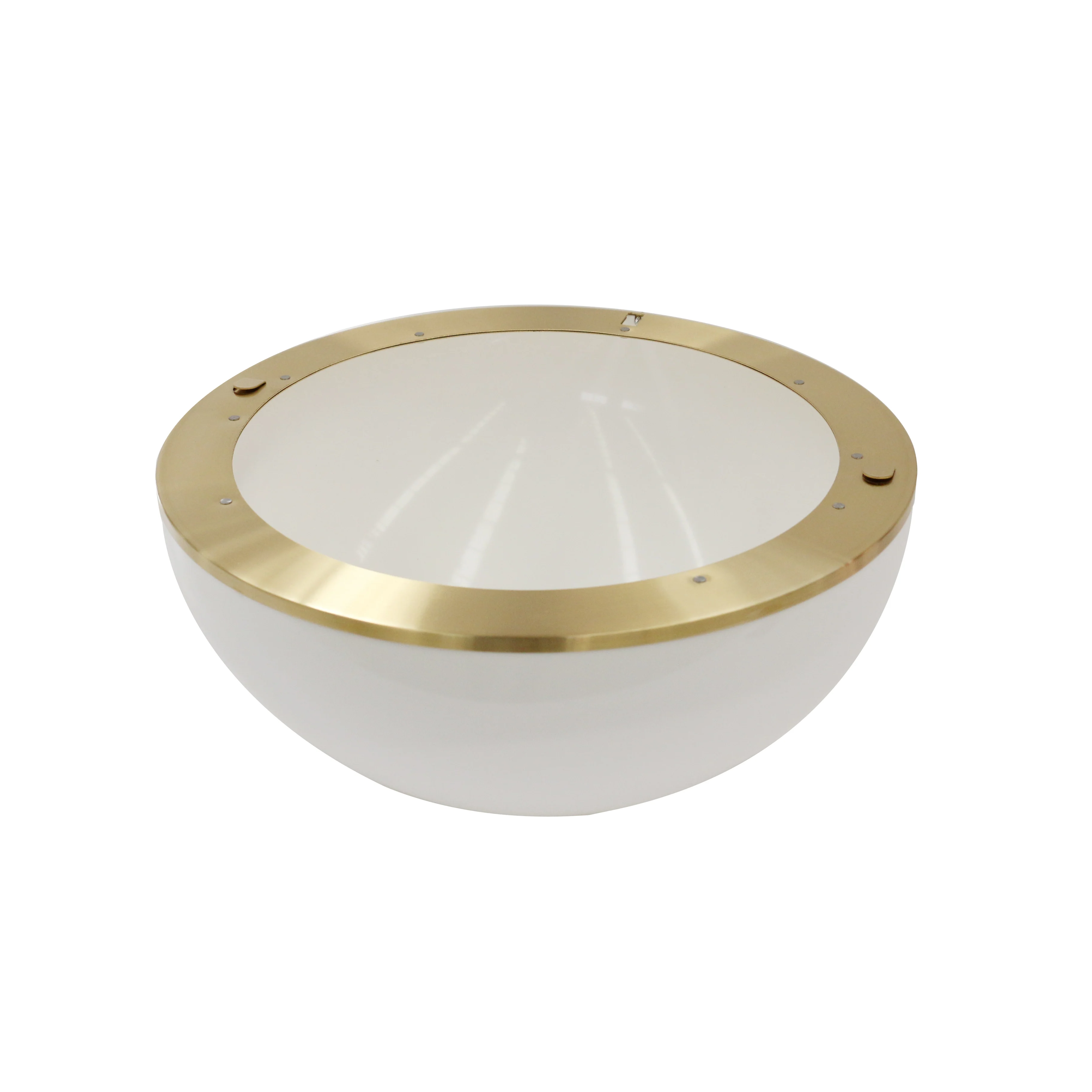 Custom OEM Sheet Metal Fabrication Spinning Parts Spun Metal Steel Aluminum Acrylic Hemisphere Lampshades