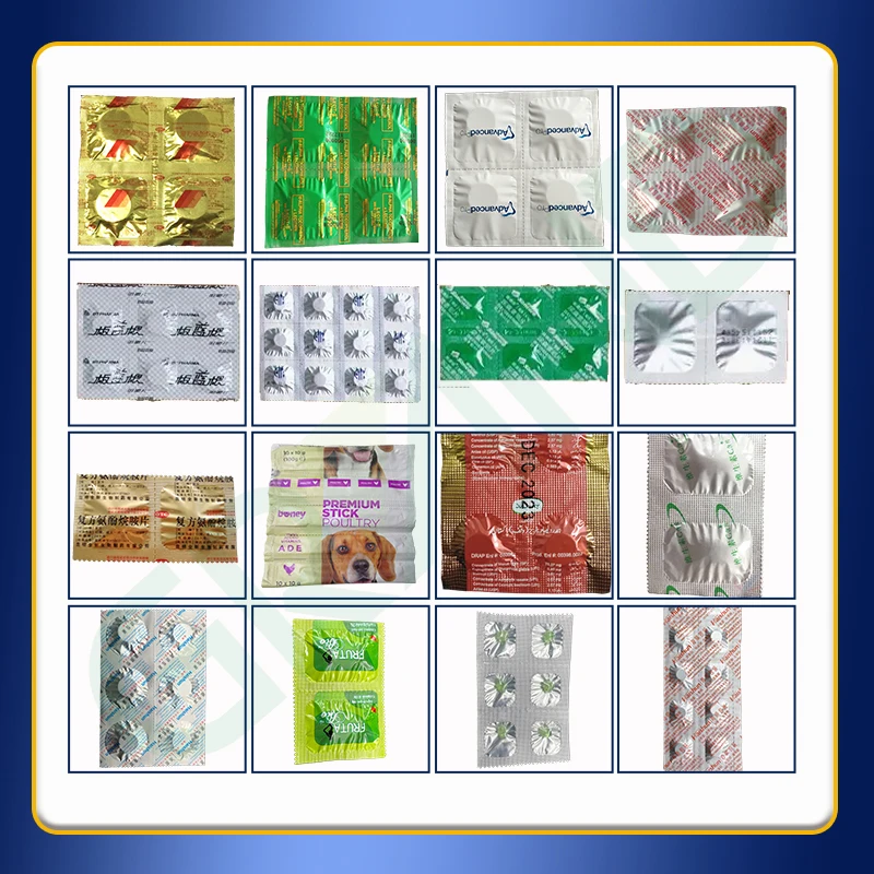 Automatic capsule and tablet Double Aluminum sealing packing machine