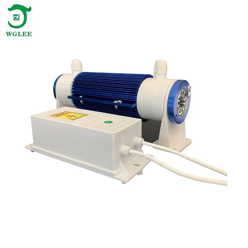 Adjustable power supply double air cooling 10g quartz tube ozone generator cell kit