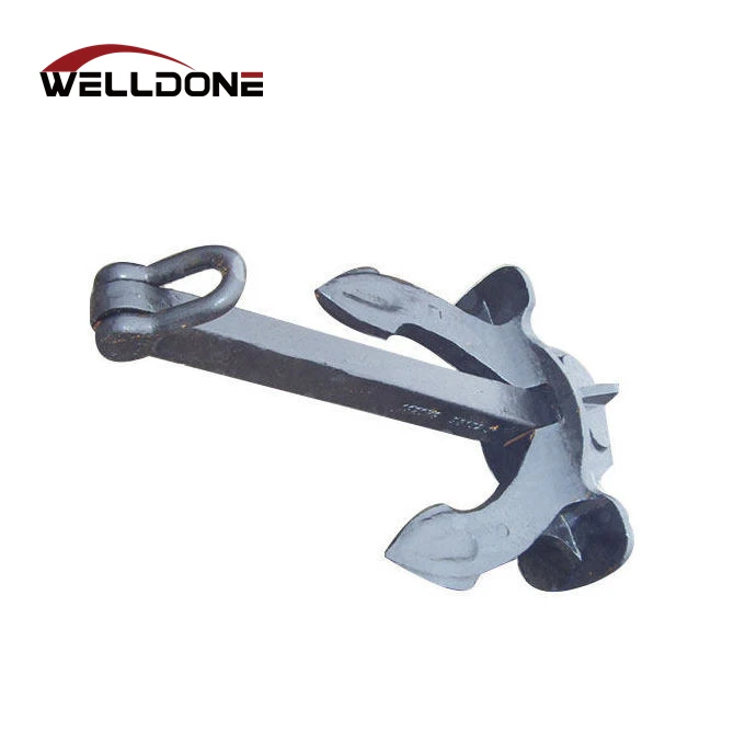 Offshore Marine Boat Heavy Duty Stockless Type A B C Hall Anchor with Certificate