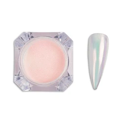 Non-Toxic Diamond Powder For Nails Fashionable Nail Powder Pigment Beautiful Glow Colored Aurora Powder Nails