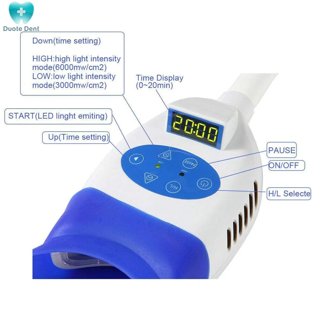 Powerful Professional Laser 10 Led Bleaching Lamp Teeth Whitening Light Equipment