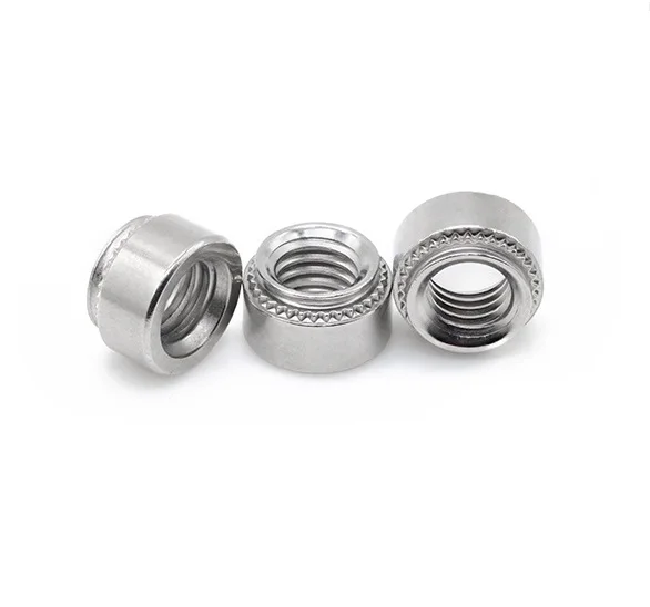 SP-M4-1 Stainless steel 410 Self Clinching Nut SP M4 clinch Round knurling Metal sheet Fasteners in stock