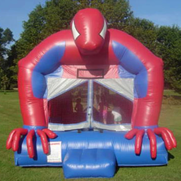 Superhero theme commercial grade spiderman inflatable jumping castle, inflatable moonwalk jumper, trampoline bouncer inflatable