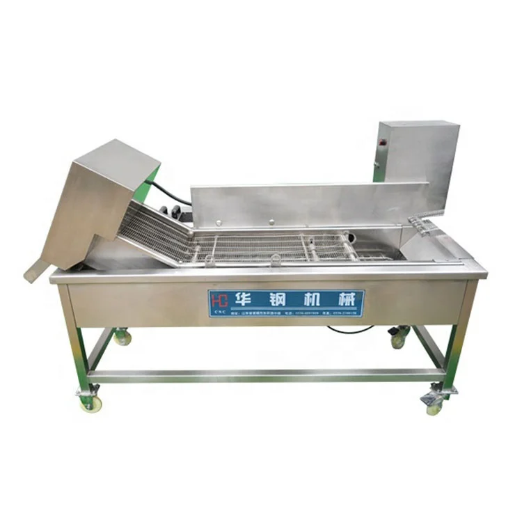 Automatic fried chicken frying machine continuous belt conveyor doughnut fryer french fries making machine