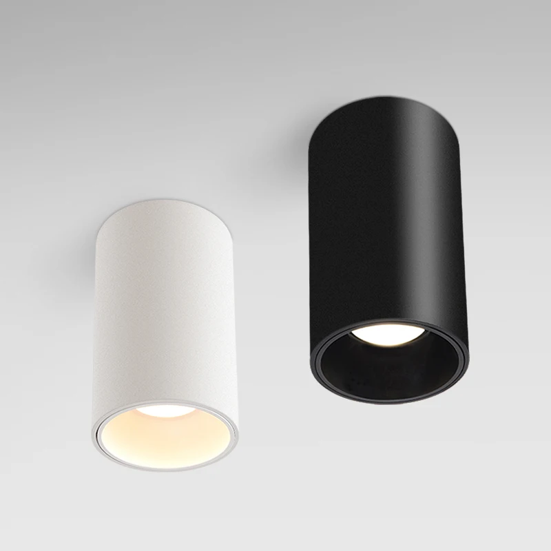 Hotel Dimmable LED Spot Light Round 12W Surface Mounted COB Downlight