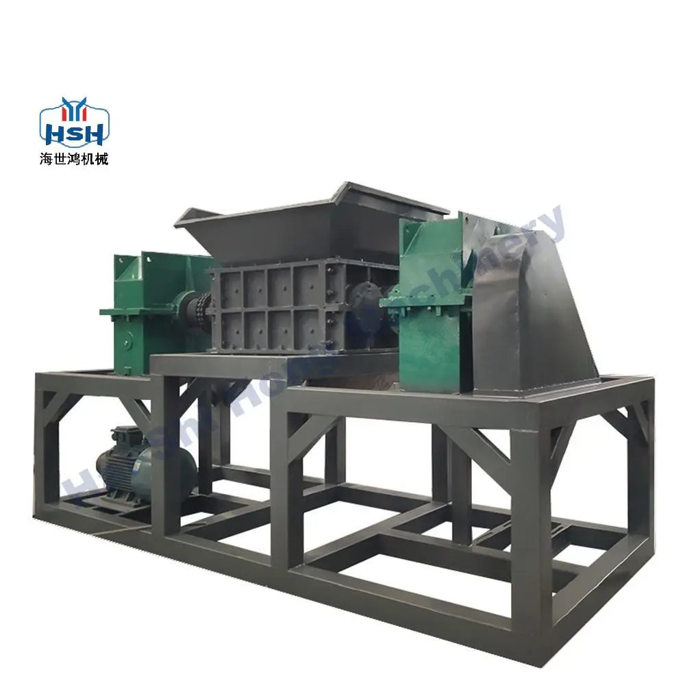 Industrial Grinding Plastic Bag Shredder Crusher EPS Polystyrene Corn Silage Shredder