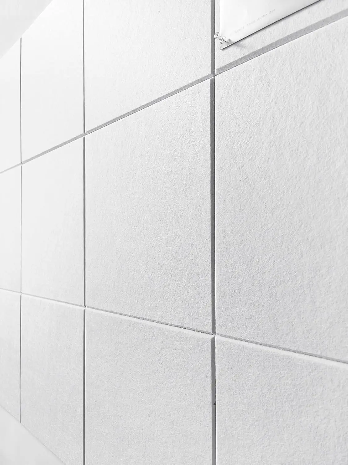 Large Cork Board  -  12  Felt Wall Tiles with Safe Removable Adhesive Tabs for Home Office