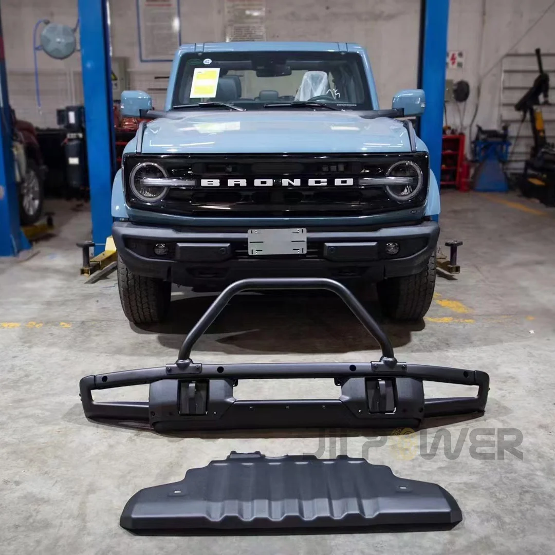 High and Low Grill Guard U Bar for Ford Bronco OE Bumper 2021-2023