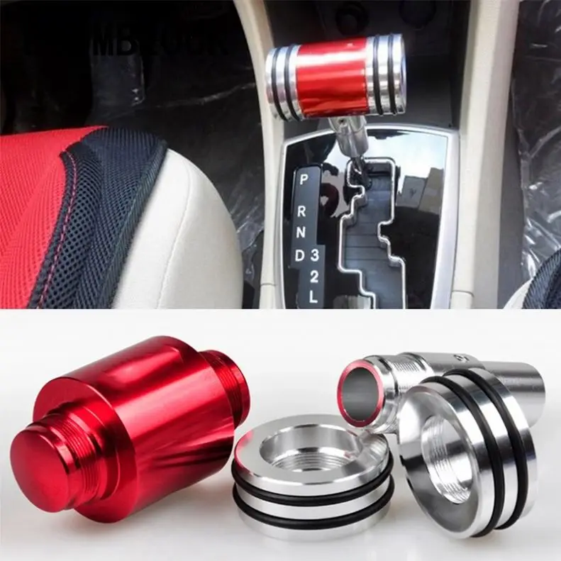 Universal Gear Shift Knob Car Styling Aluminum Metal Plane Push Rod Manual Transmission Gear stick Lever Shift Knob
