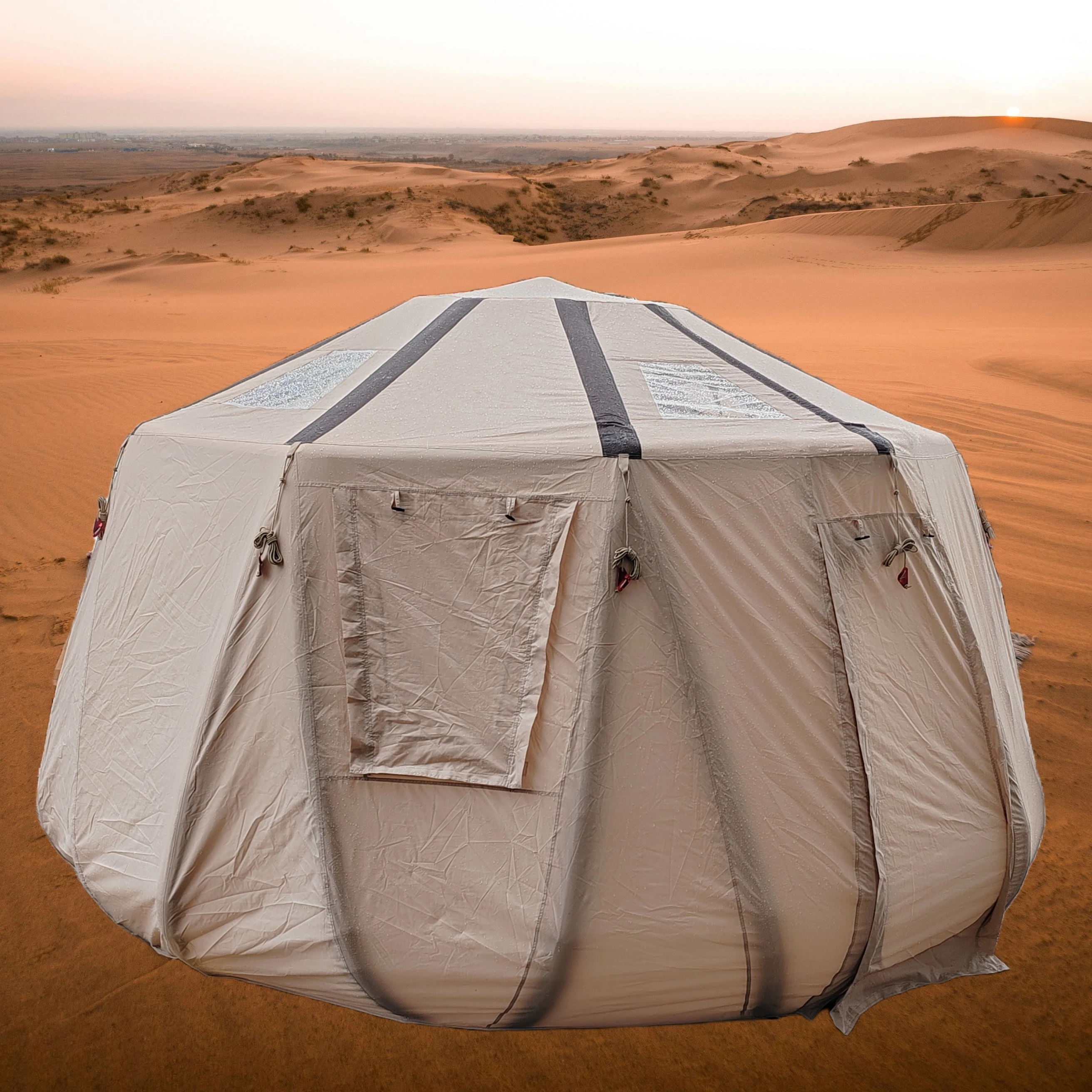 Outdoor Portability Waterproof Inflatable House Air Tent Household Family Inflatable Camping  Bell Tent