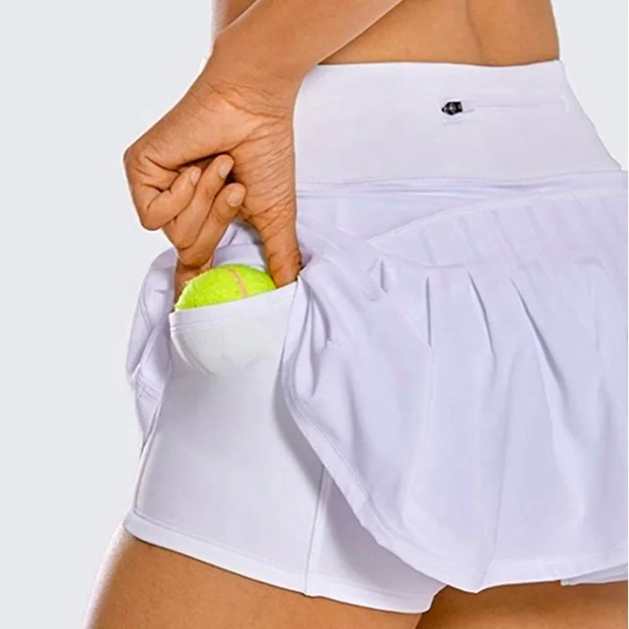 Women Workout Sets Fitness Wear Lulu Skirt Golf Apparel Skort Tennis Skirt Pleated