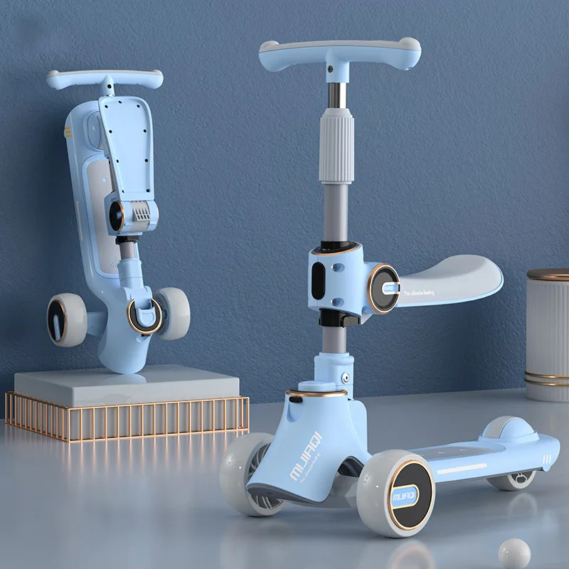 China factory cheap kids scooter with seat/wholesale 3 wheels scooter for children/ kick scooters foot scooters child for sale