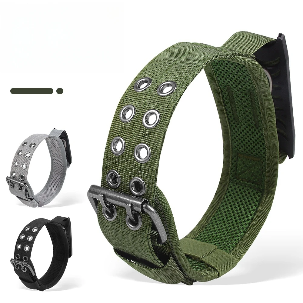 Pet Reflective Tactical Dog Collar Heavy Duty Dog Collar Training
