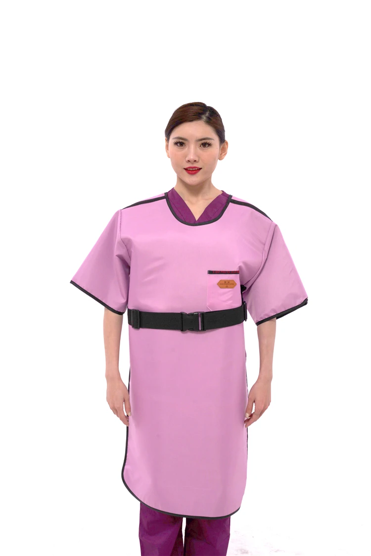 
First Class Grade Stable Anti-radiation Protection Reverse Wear Half Sleeve Single Side 0.5mmpb Lead Clothes 