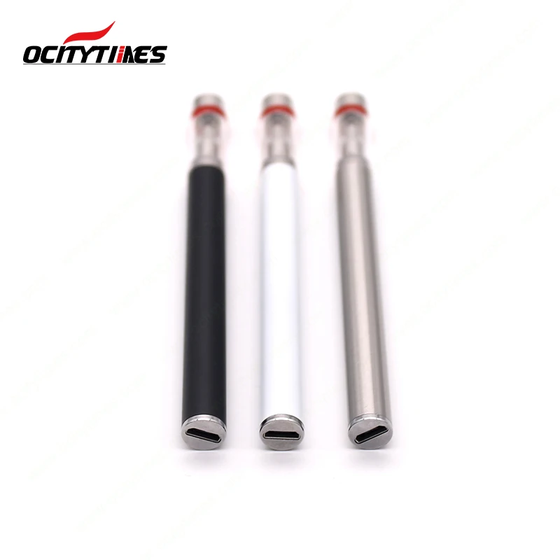 New release ocitytimes 0.5ml glass tank colorful ceramic cbd cartridge vape pen