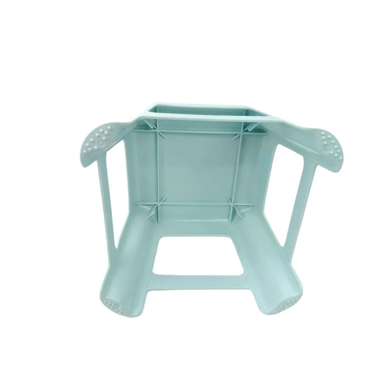 Lightweight Portable Plastic Step Stool Colorful Plastic Chair Stackable Chair Square Plastic Ottoman