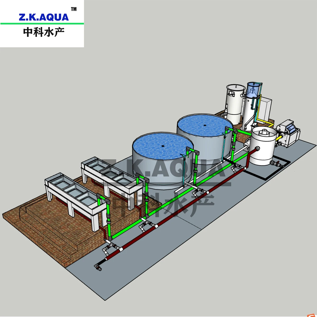 ras system aquaculture equipment customized ras fish farming system