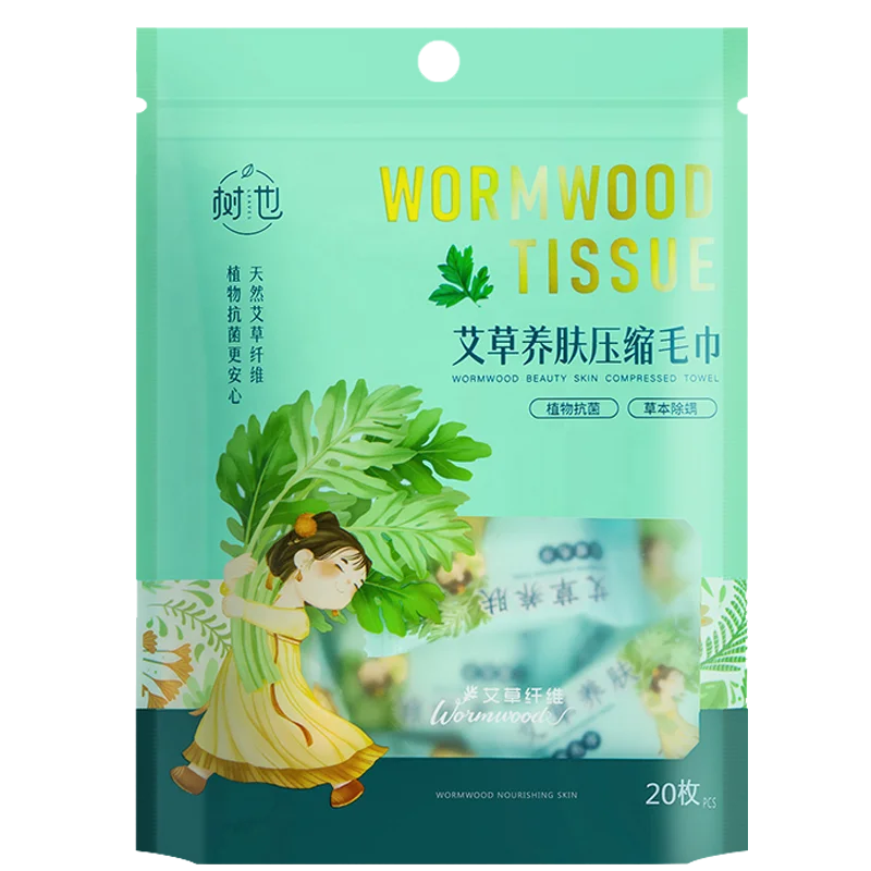 Factory Wholesale 100% Viscose Hygienic Towels Bag Pack Cotton Tissue Disposable Face