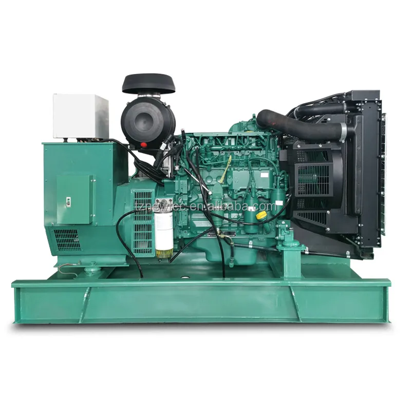 USA use EPA Emission standard VOLVO genset power 100 kw electric generator open frame or silent 100kw 125kva diesel generator