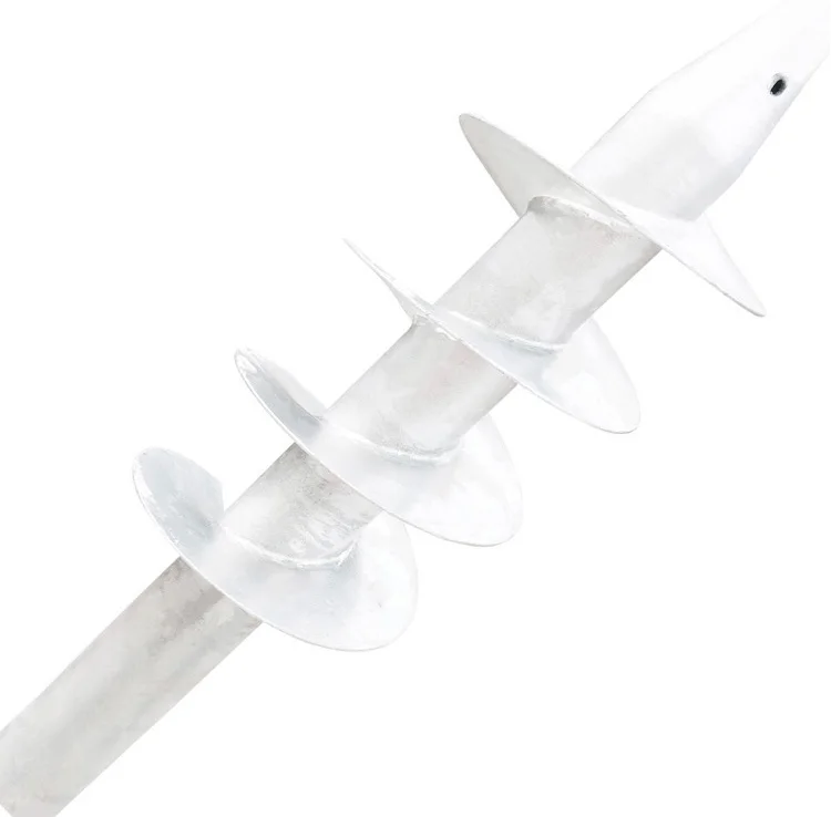 Hot Galvanized Aluminum Steel Solar Mounting Ground Screw