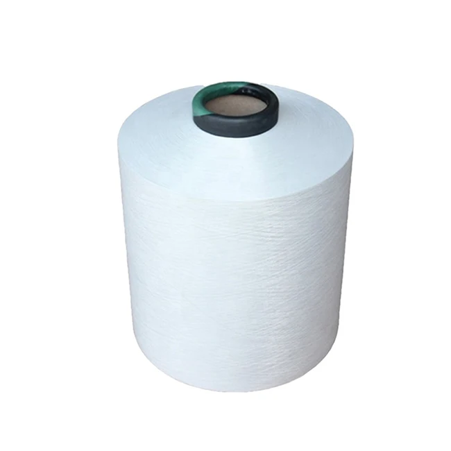 Manufacturers Provide White Textile Yarn 100% Polyester Yarn For T-Shirt
