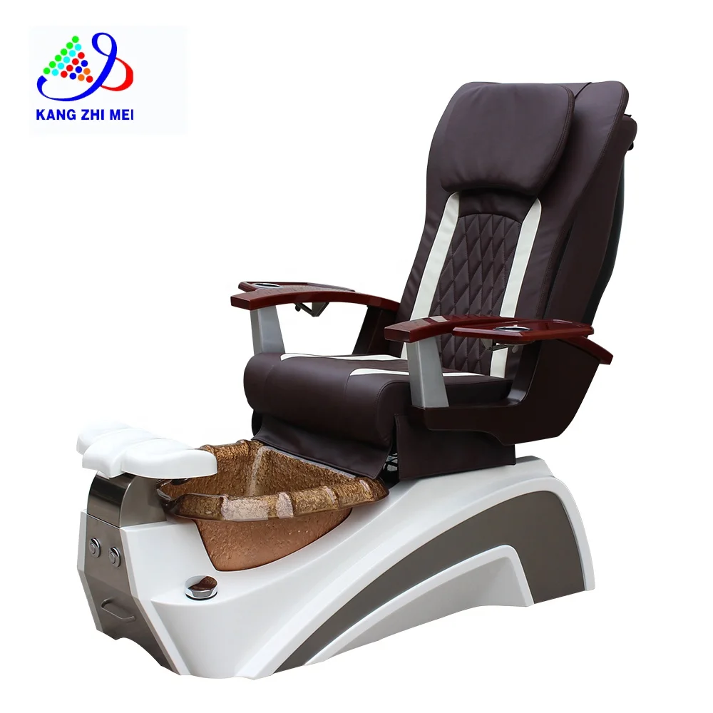 New Luxury Modern Beauty Nail Salon Furniture Electric Pipeless Whirlpool Human Touch Massage Foot Spa Pedicure Chair
