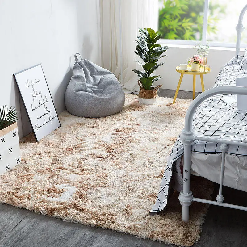 2023 Hot selling Living room Bedsied fluffy shaggy carpet and rugs floor mat fluffy carpets for bedrooms shaggy rug