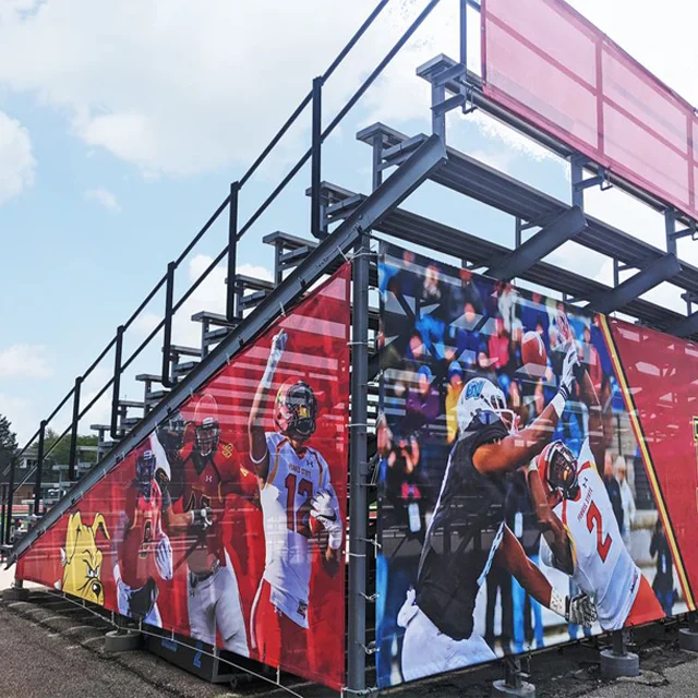 Custom print waterproof fence Heras fencing  banners for event use and display advertising